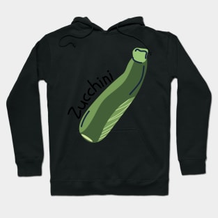 Hand Drawn Zucchini Minimal Hoodie